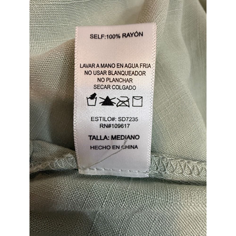 Shinestar Light Green Wide-Leg Jumpsuit – Size Medium - Picture 9 of 9